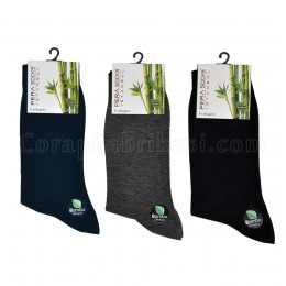 Erkek Lux Bambu Çorap (12 Çift)