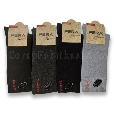 Erkek Dikişsiz Havlu Çorap (12 Çift)