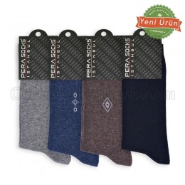 Erkek Desenli Çorap (12 Çift)